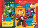 Ravensburger: Iron Man & Friends - 4-in-1 Puzzle Box (12,16,20,24pc Jigsaws)