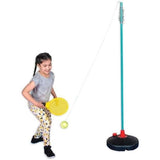 Deluxe Rotor Spin Pole Swingball Tennis Set with 2 Bats