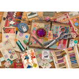 Treats N Treasures: Vintage Fabric & Notions - Puzzle (1000pc Jigsaw)