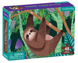 Mudpuppy: Three-Toed Sloth - Mini Puzzle