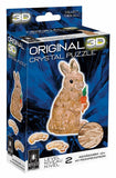 Crystal Puzzle: Brown Rabbit (43pc)