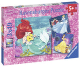 Ravensburger: Disney Princess Adventures (3x49pc Jigsaws)