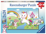 Ravensburger: Fairytale Unicorn (2x24pc Jigsaws)