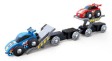 Hape: Race Car Transporter - Railway Playset