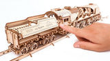 UGears: V-Express Steam Train with Tender (538pc)