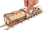 UGears: V-Express Steam Train with Tender (538pc)