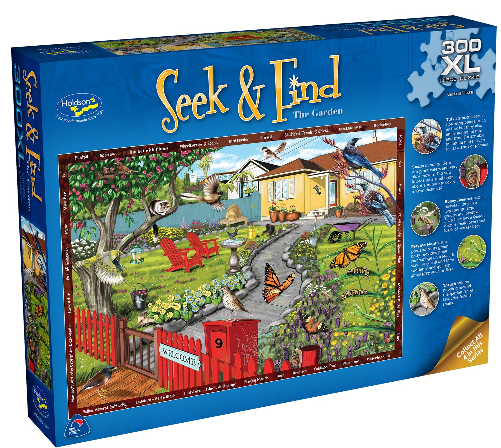 Seek & Find: The Garden (300pc Jigsaw)