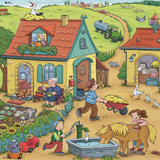 Ravensburger: On the Farm (3x49pc Jigsaws)