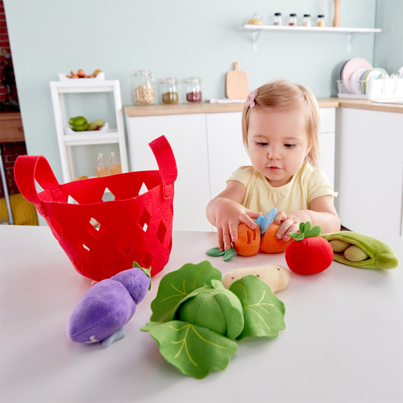 Hape: Toddler Vegetable Basket - Roleplay Set