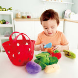 Hape: Toddler Vegetable Basket - Roleplay Set