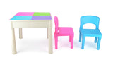 Zoink: Kids Square 3-in-1 Activity Table With 2 Chairs (Pastel)