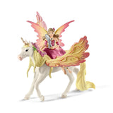 Schleich : Fairy Feya with Pegasus Unicorn