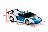 Kogan: 2-in-1 Remote Control Transforming Car (Blue)