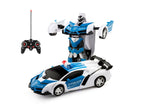 Kogan: 2-in-1 Remote Control Transforming Car (Blue)