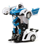 Kogan: 2-in-1 Remote Control Transforming Car (Blue)