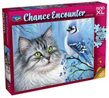 Chance Encounter: Blue Winter Friend (500pc Jigsaw)
