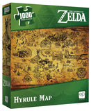 The Legend of Zelda: Hyrule Map (1000pc Jigsaw)