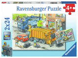 Ravensburger: Working Trucks (2x24pc Jigsaws)