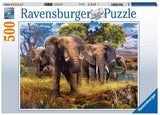 Ravensburger: Elephant Family (500pc Jigsaw)