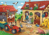 Ravensburger: Working on the Farm (2x12pc Jigsaws) (2x24pc)