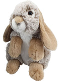 Nibbles Rabbit - Brown/Gold/Grey 18cm (Assorted Designs)