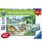 Ravensburger: Dinosaurs of the Land and Sea (2x24pc Jigsaws)