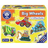 Orchard Jigsaw - Big Wheels (4 x 8pc)