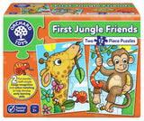 Orchard Jigsaw - First Jungle Friends (2 x 12 pc)