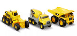 CAT: Metal 3 Pack - Concrete Mixer/ Dump Truck/Grader