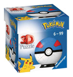 Ravensburger: Pokémon 3D Pokéball Puzzle - Great Ball (54pc Jigsaw)