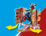 Playmobil: Stunt Show - Motorcross with Firey Wall (70553)