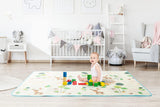 Reversible 2m x 1.8m Baby Floor Play Mat - Animals