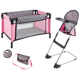 Bayer: High Chair Set - Pink & Grey