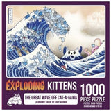 Exploding Kittens: The Great Wave Off Cat-A-Gawa (1000pc Jigsaw)