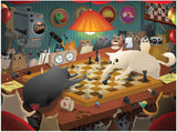 Exploding Kittens: Cats Playing Chess (1000pc Jigsaw)