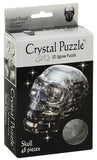 Crystal Puzzle: Black Skull (48pc)