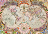 Around the Globe: Antique World Map (1000pc Jigsaw)