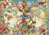 Around the Globe: Birds, Butterflies & Blooms (1000pc Jigsaw)