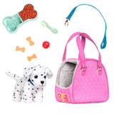 Our Generation: Hop In Dog Carrier - 6" Dalmation