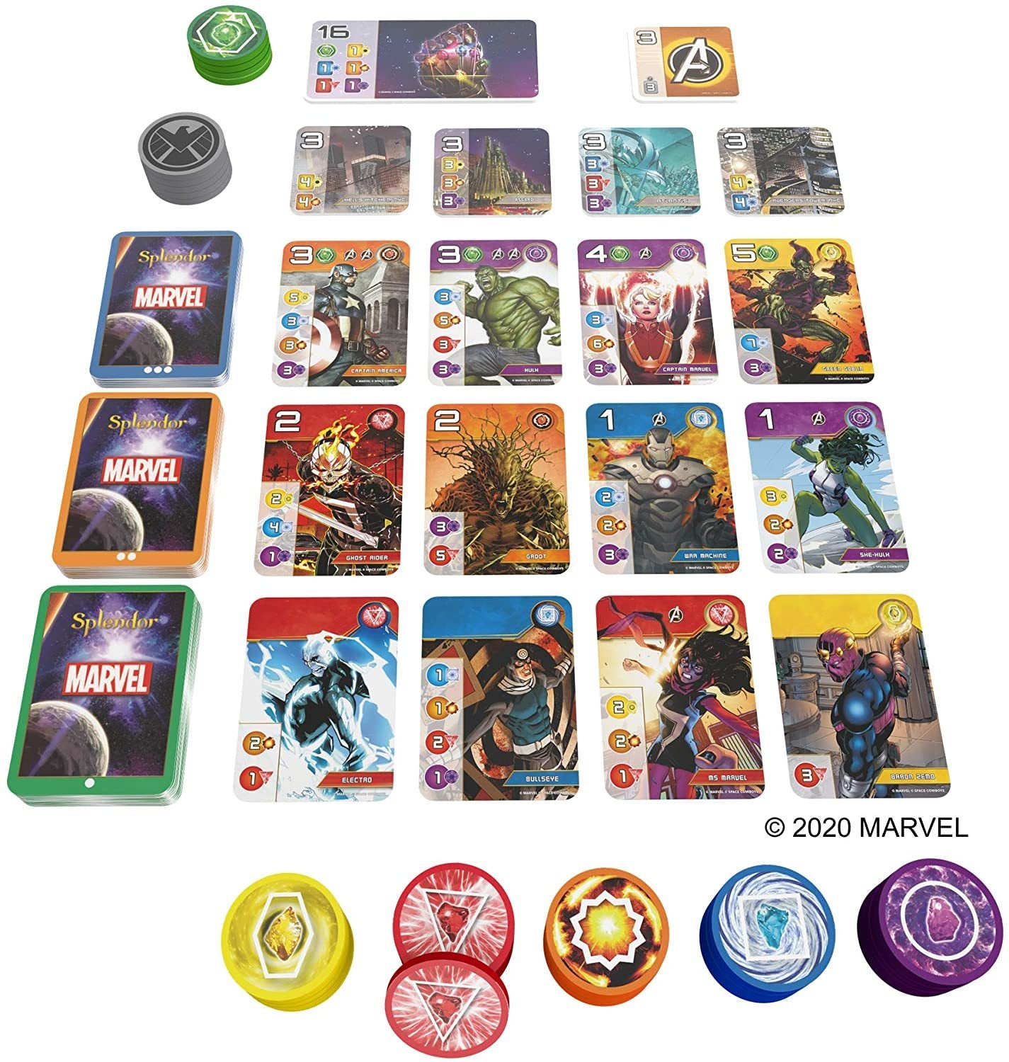 Splendor Marvel (Card Game)