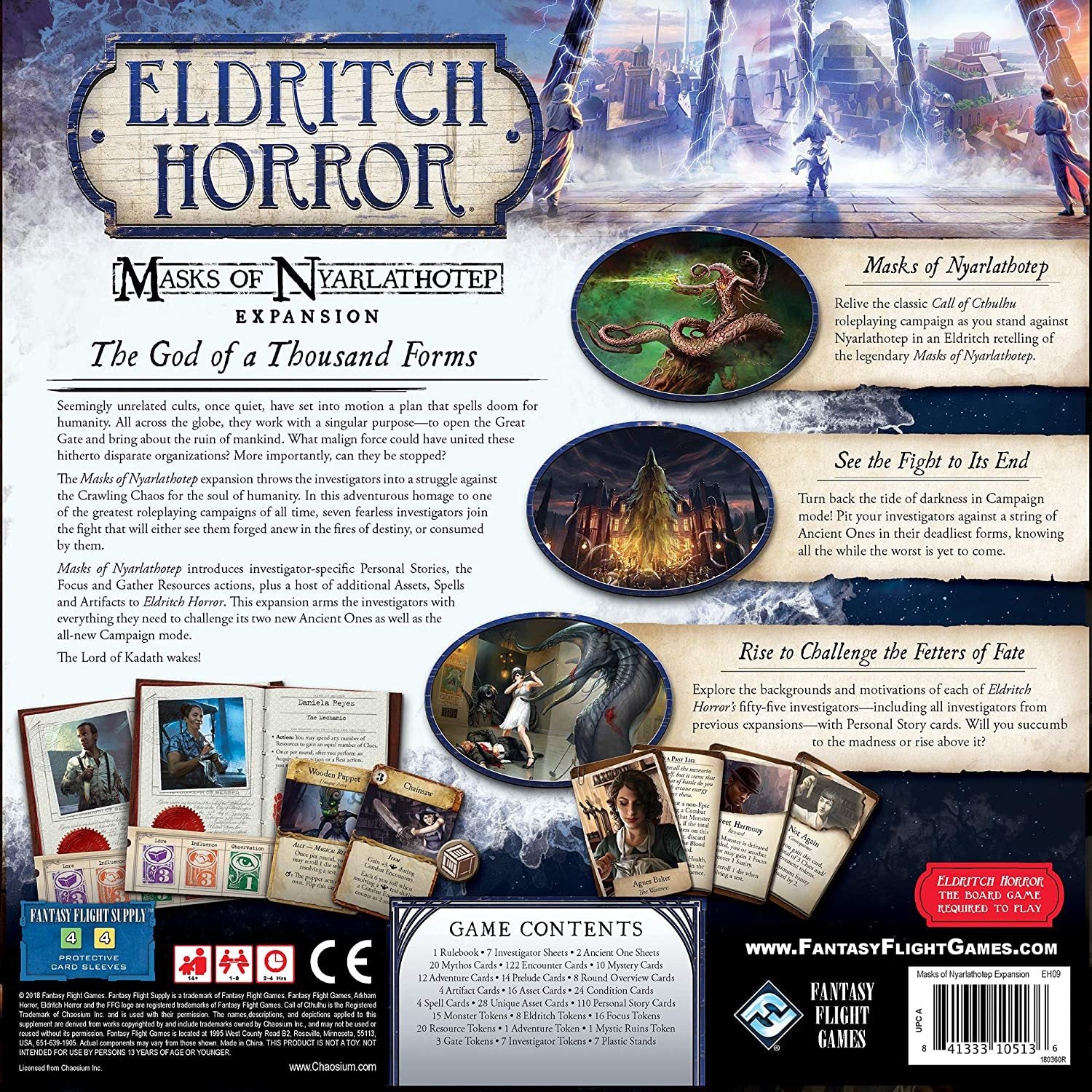Eldritch Horror: Masks of Nyarlathotep (Expansion)