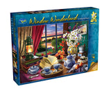 Window Wonderland: Evening Tea Party (1000pc Jigsaw)