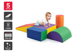 Kids 5-Piece Soft Play Corner Climber Activity Playset