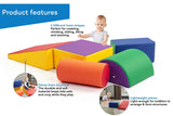 Kids 5-Piece Soft Play Corner Climber Activity Playset