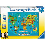 Ravensburger: Animal World Map (150pc Jigsaw)