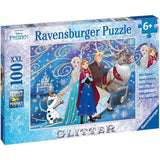 Ravensburger: Disney Frozen Glittery Snow Puzzle (100pc Jigsaw)