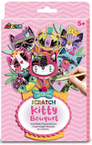 Avenir: Scratch Art Kit - Kitty Bouquet