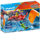 Playmobil: Kitesurfer Rescue with Speedboat - (70144)