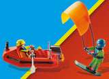 Playmobil: Kitesurfer Rescue with Speedboat - (70144)