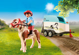 Playmobil: Car with Pony Trailer - (70511)